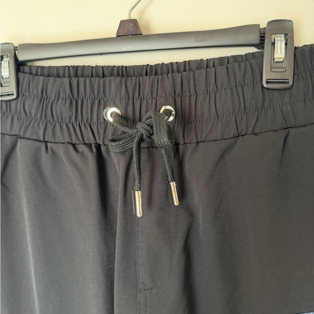 Manière De Voir Cargo Joggers Black Denim Pocket Streetwear Pants Size 14 - Picture 5 of 9